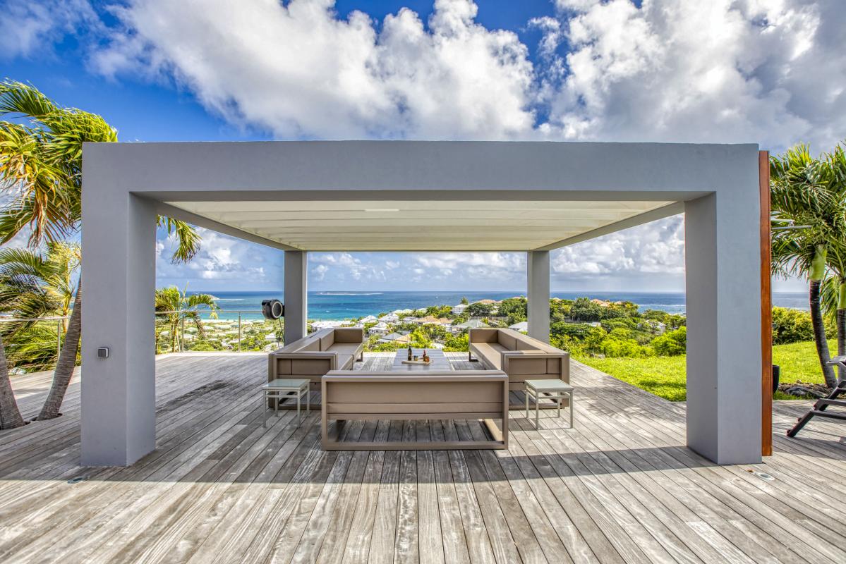 Location Villa Baie Orientale Saint Martin-terrasse-4